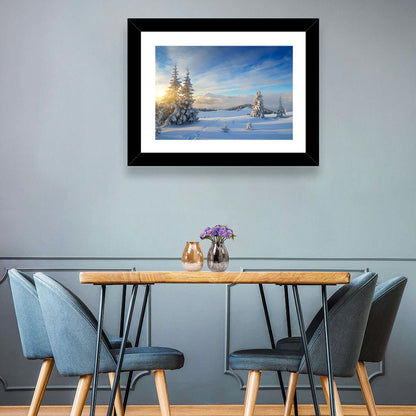 Carpathian Winter Sunrise Wall Art