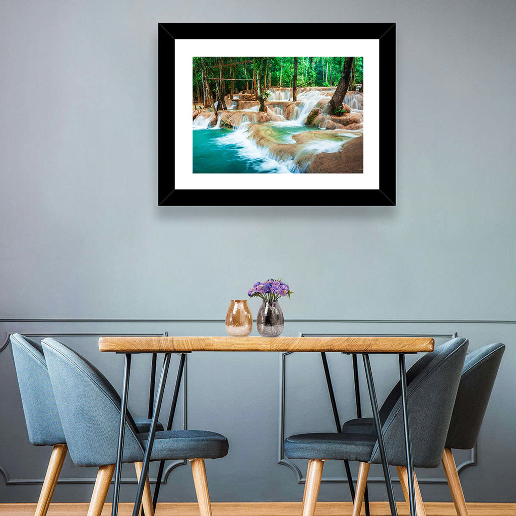 Kuang Si Waterfall Wall Art