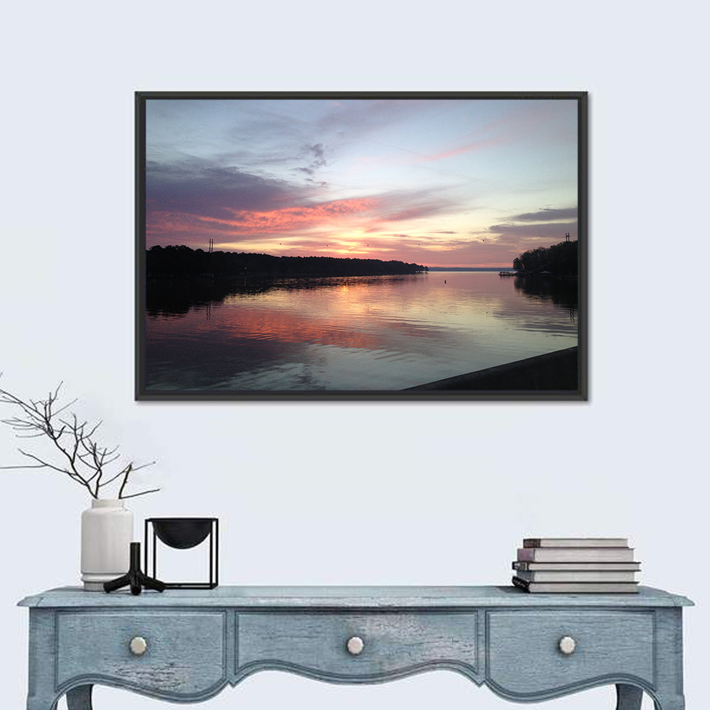 Lake Eufaula Sunset Wall Art