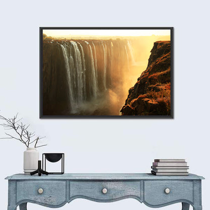Victoria Falls Golden Hour Wall Art