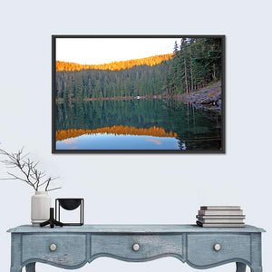 Serene Lake Reflection Wall Art