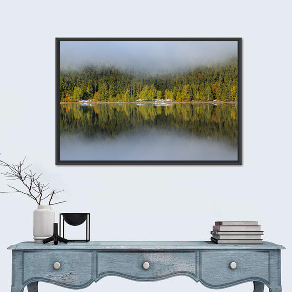Saint Anna Lake Misty Reflection Wall Art