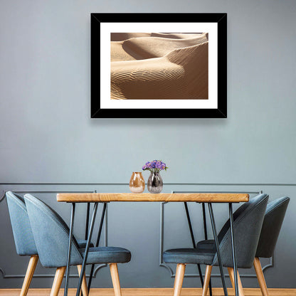 Sahara Sand Dunes Close-up Wall Art