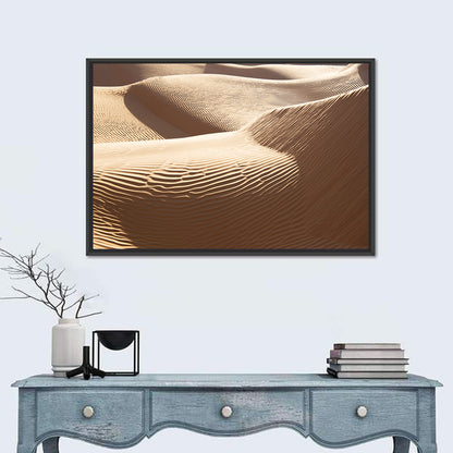 Sahara Sand Dunes Close-up Wall Art
