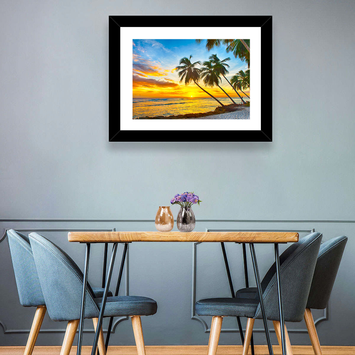 Palm Island Sunset Wall Art