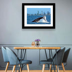 Gold Coast Whale and Skyline Wall Art