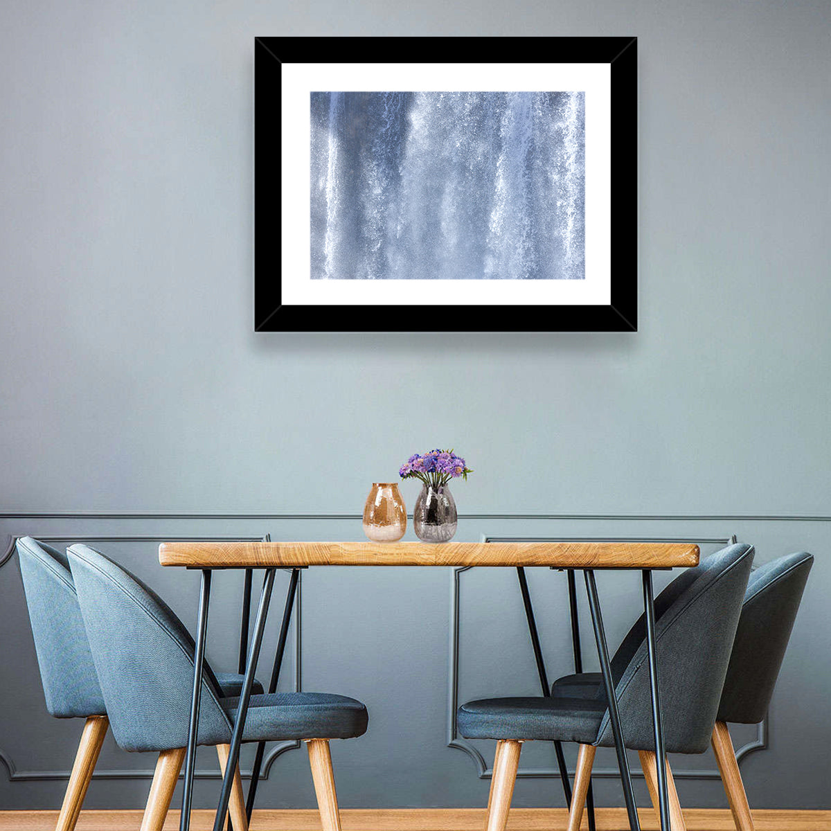 Abstract Waterfall Pattern Wall Art