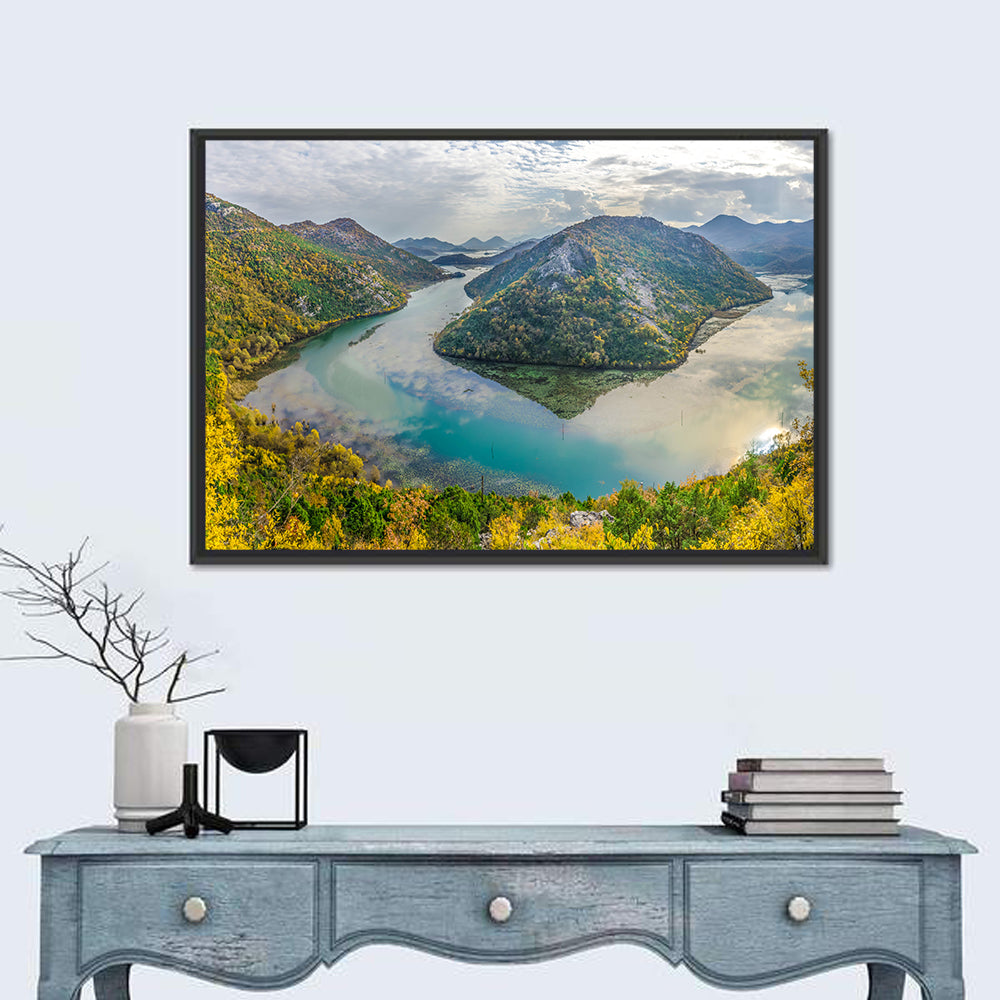 Rijeka Crnojevića Bend, Lake Skadar Wall Art