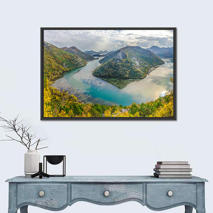 Rijeka Crnojevića Bend, Lake Skadar Wall Art