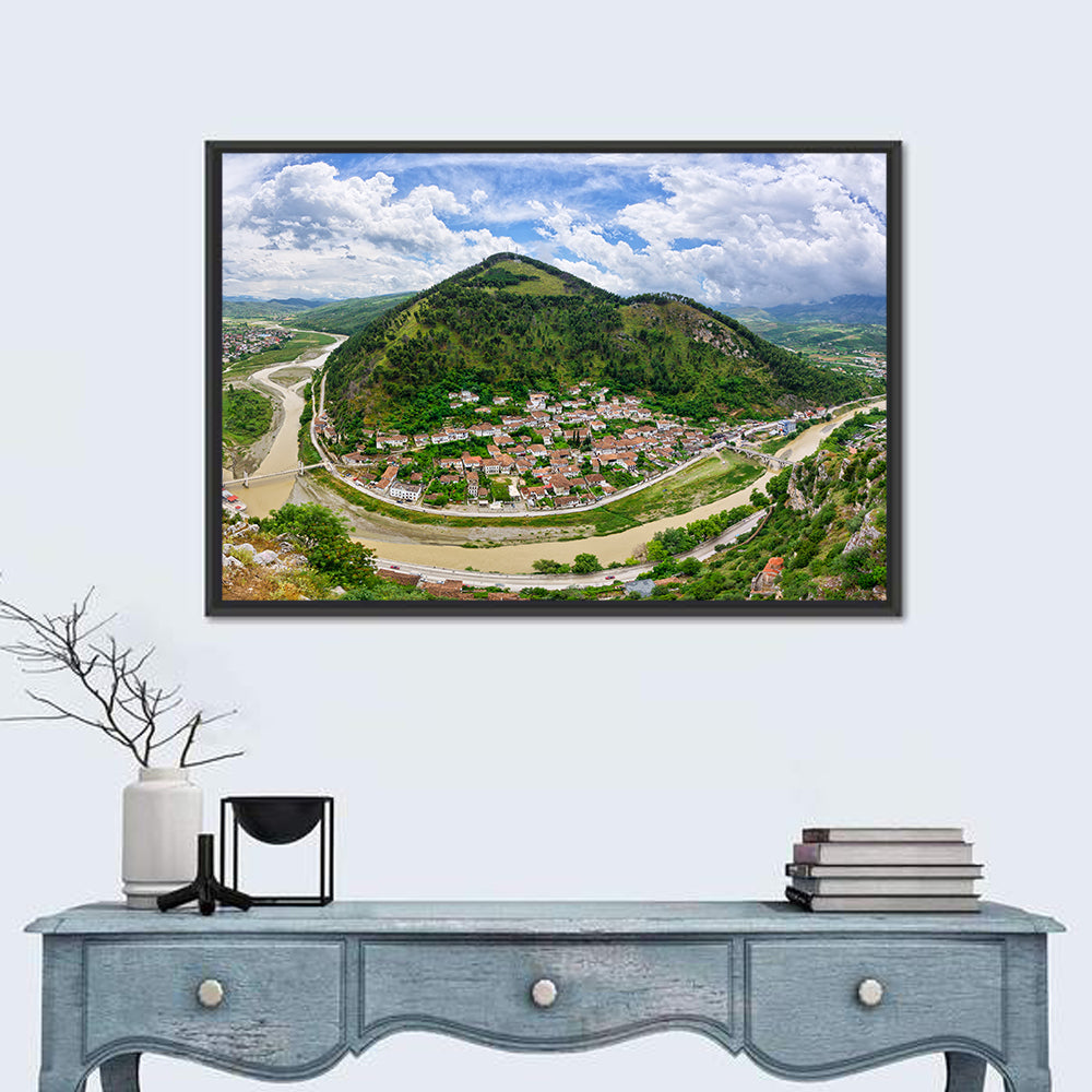 Berat Osum River View Wall Art