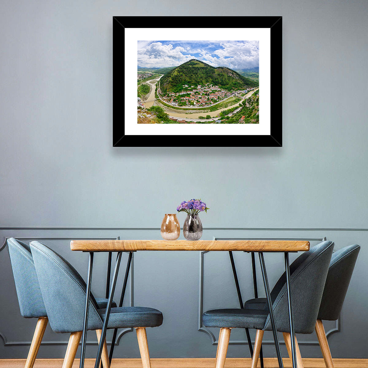 Berat Osum River View Wall Art