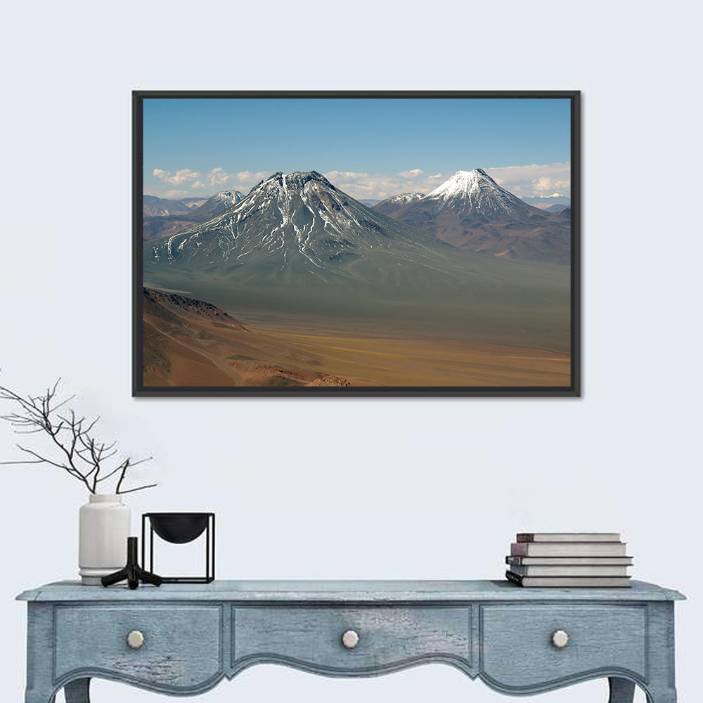 Licancabur and Juriques Peaks Wall Art in a room, landscape