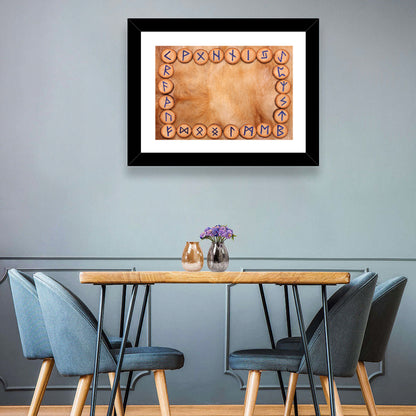 Elder Futhark Rune Frame Wall Art