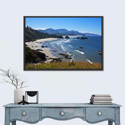 Cannon Beach Morning Shoreline Wall Art