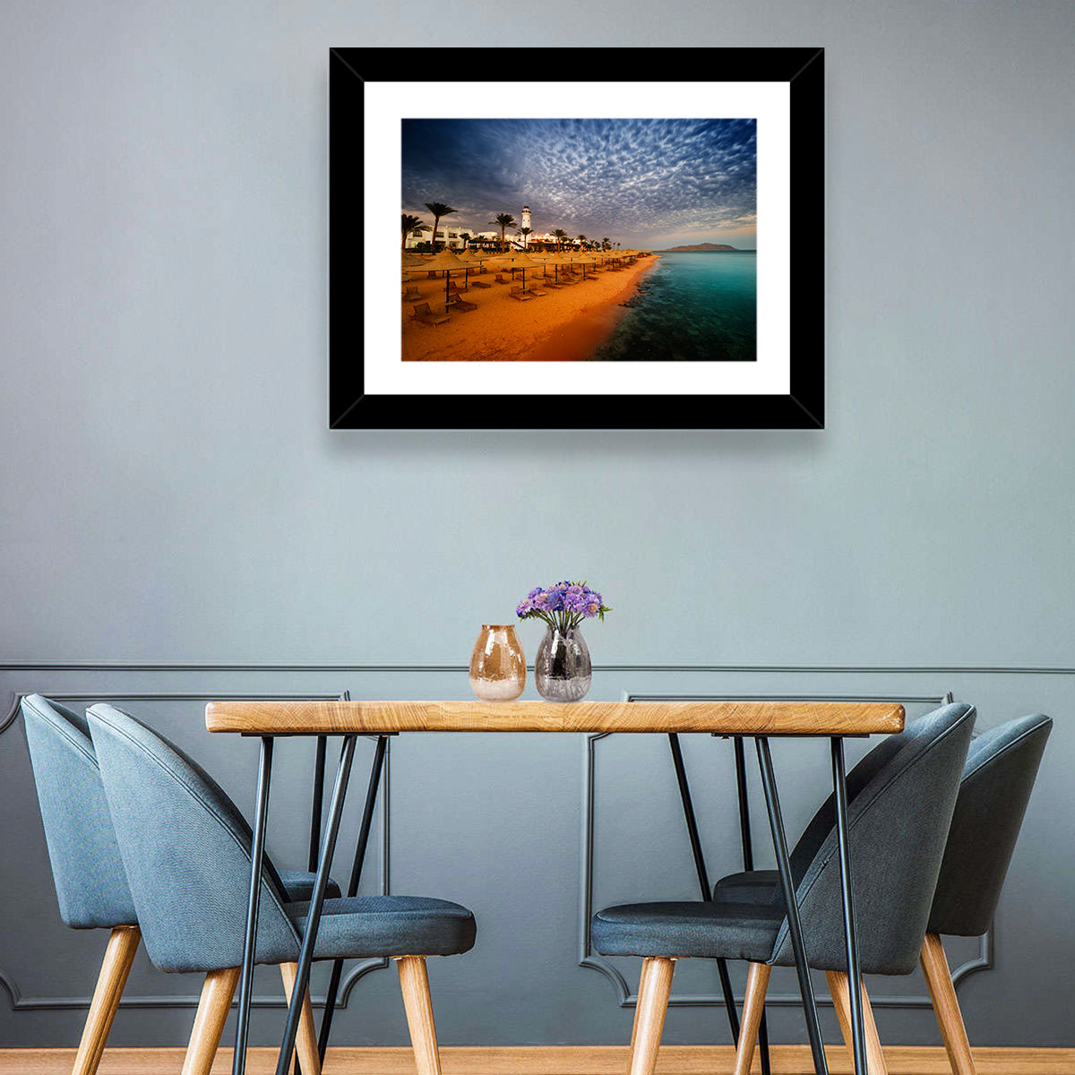 Sharm El Sheikh Beach at Dusk Wall Art