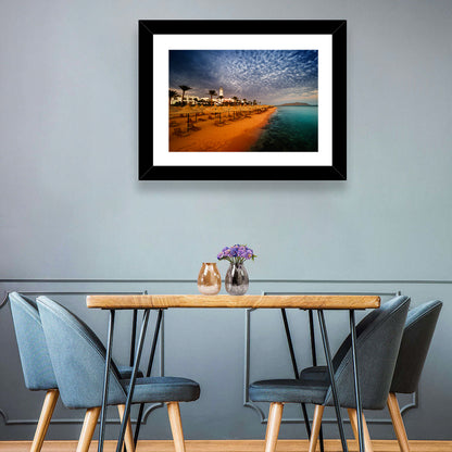 Sharm El Sheikh Beach at Dusk Wall Art