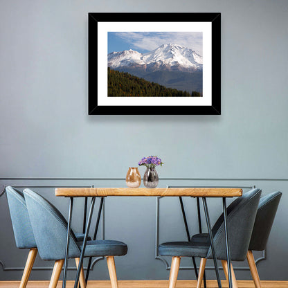 Mount Shasta Snow Peaks Wall Art
