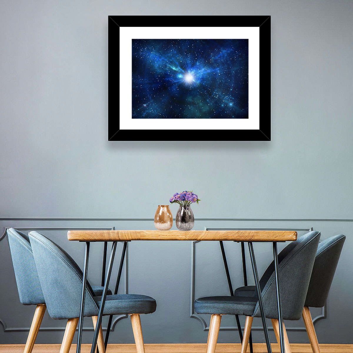 Lightspeed Galaxy Burst Wall Art