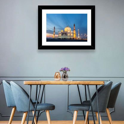Siddiqa Fatima Zahra Mosque at Dusk Wall Art