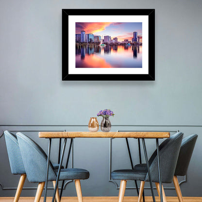 Lake Eola Sunset Orlando Wall Art