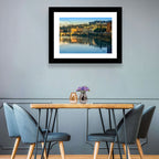 Golden Hour Florence Over the Arno River Wall Art