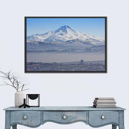 Mount Erciyes Winter Landscape Wall Art