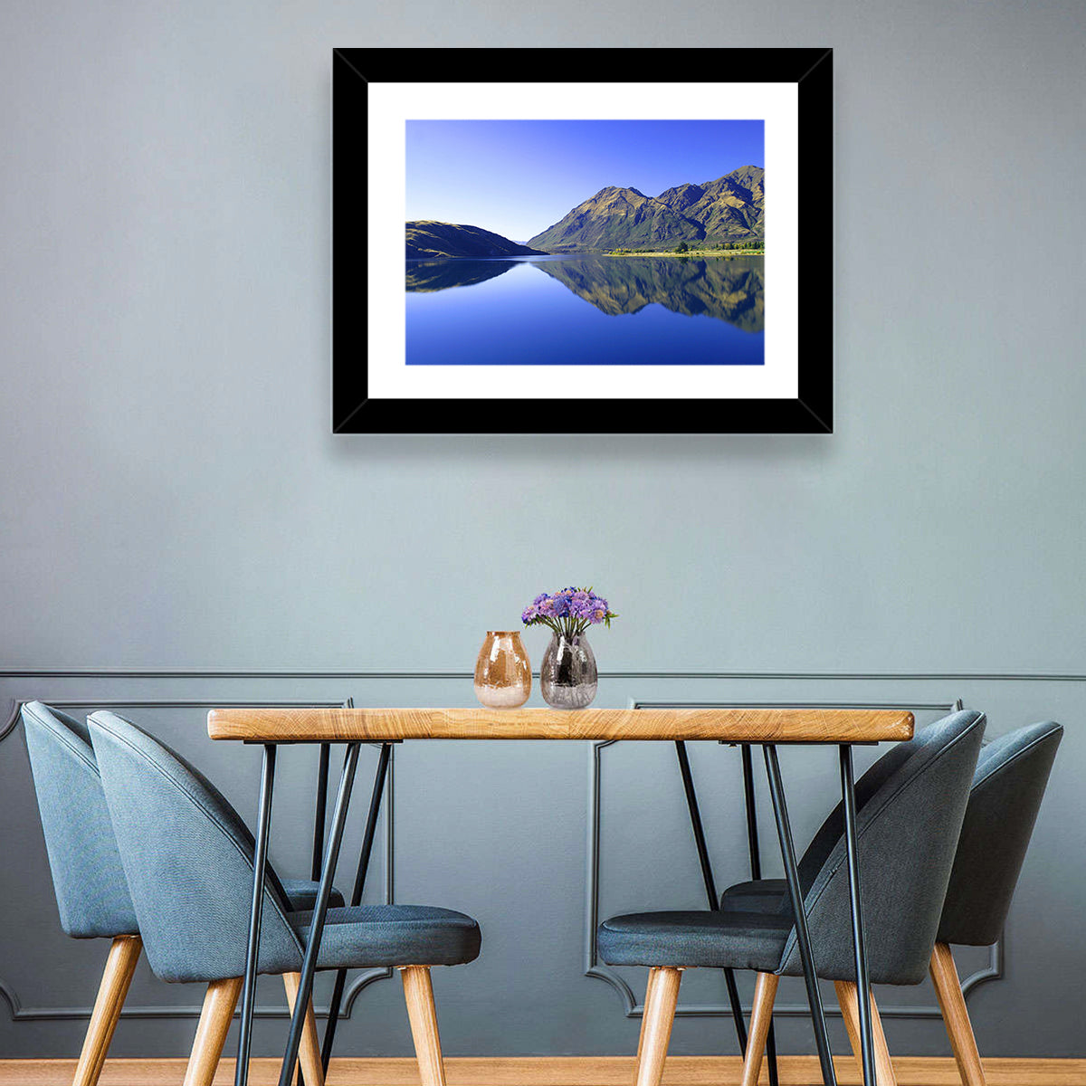 Lake Hawea Mirror Reflection Wall Art