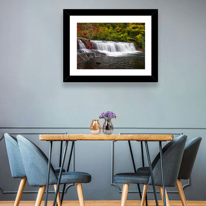 Blue Ridge Autumn Waterfall Wall Art