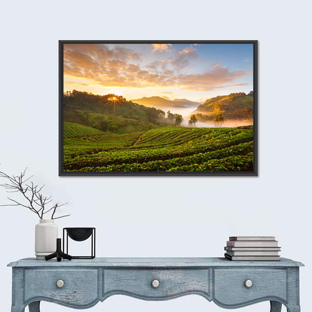 Strawberry Fields Sunrise Wall Art