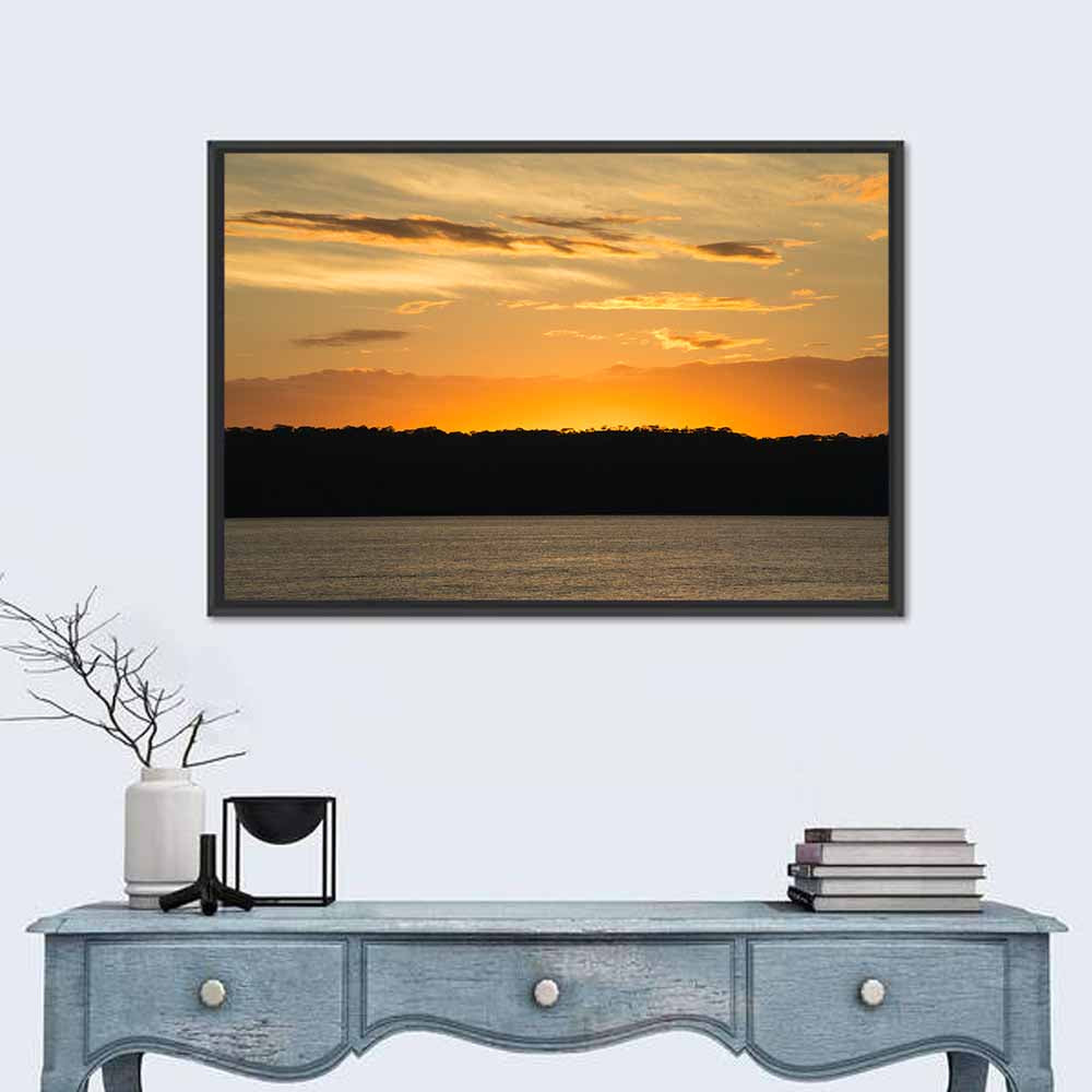 Sunrise Over Lake Apoyo Wall Art