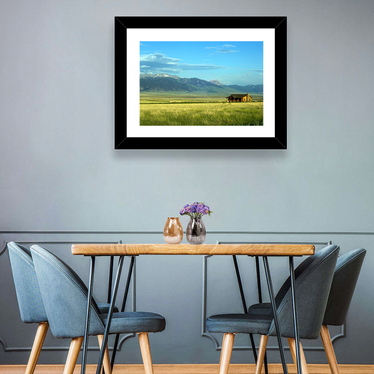Montana Mountain Ranch Wall Art