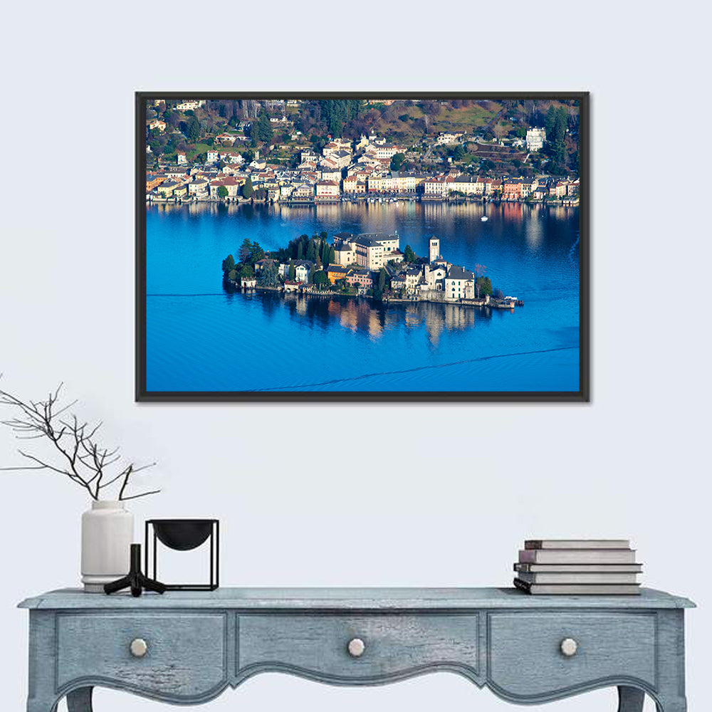 Lake Orta Island Wall Art