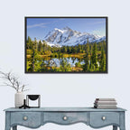 Mount Shuksan Lake Reflection Wall Art