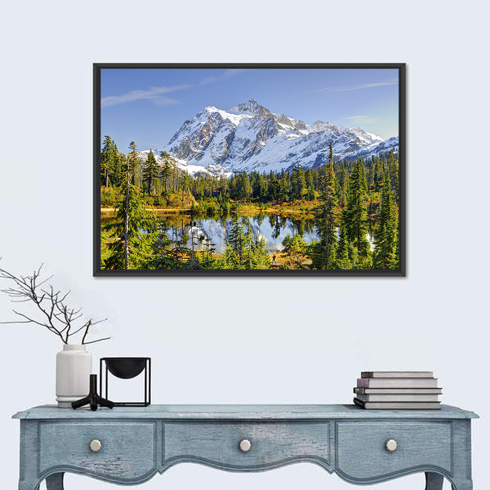 Mount Shuksan Lake Reflection Wall Art