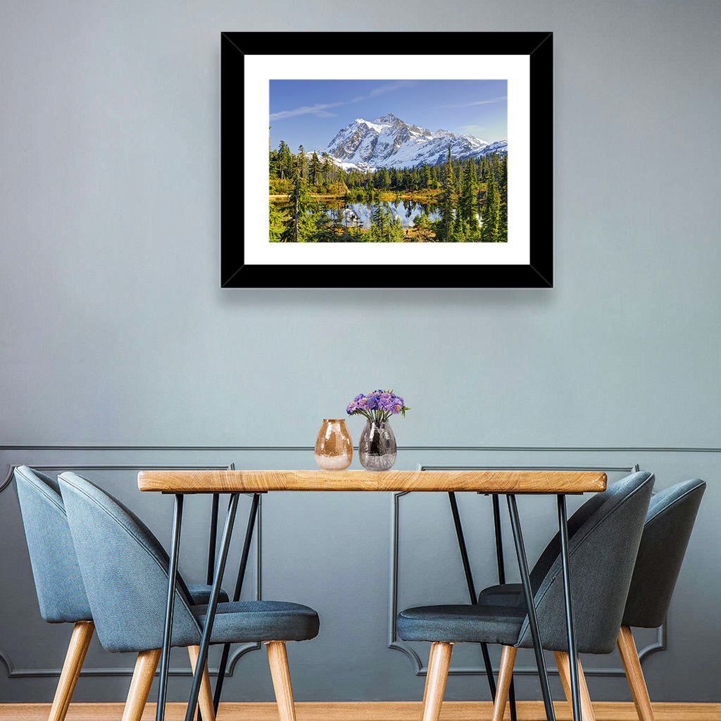 Mount Shuksan Lake Reflection Wall Art
