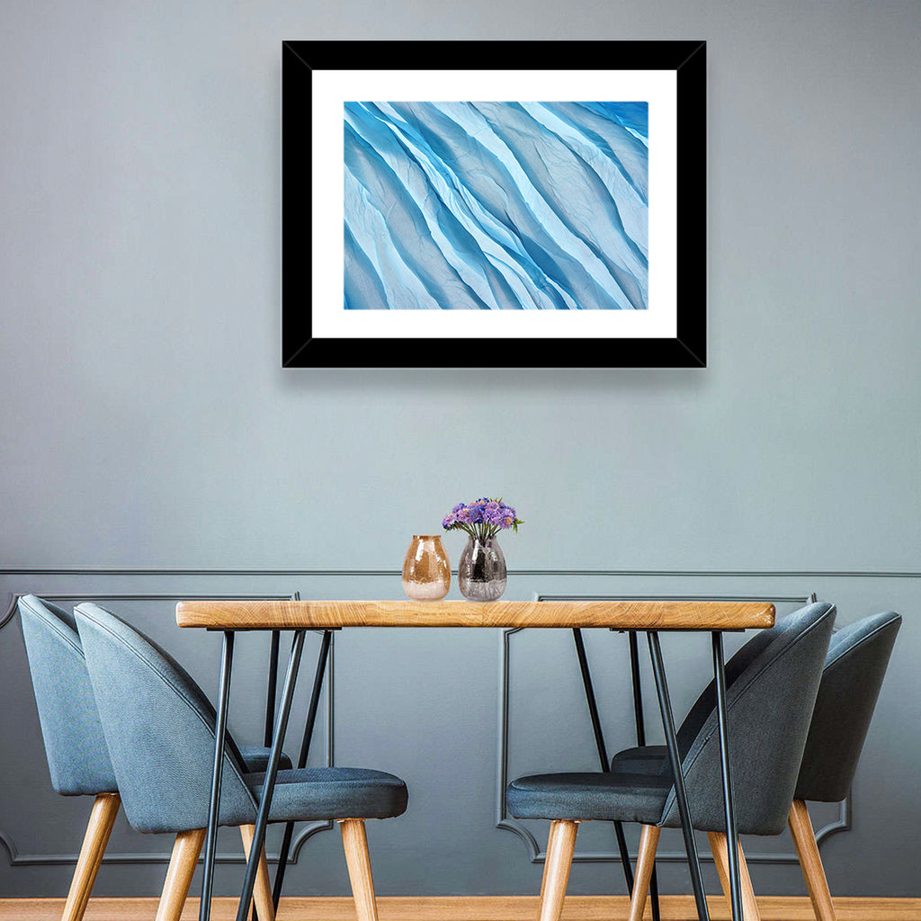 Diagonal Chiffon Layers Wall Art