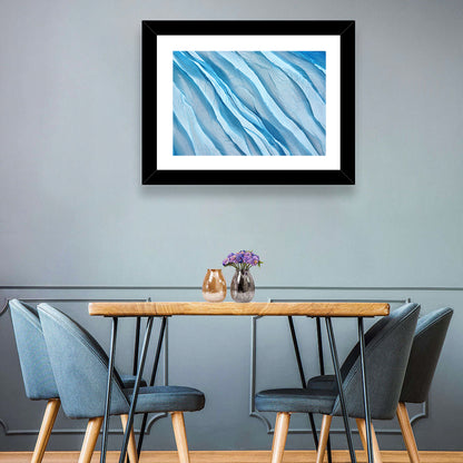 Diagonal Chiffon Layers Wall Art