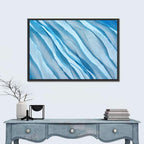 Diagonal Chiffon Layers Wall Art