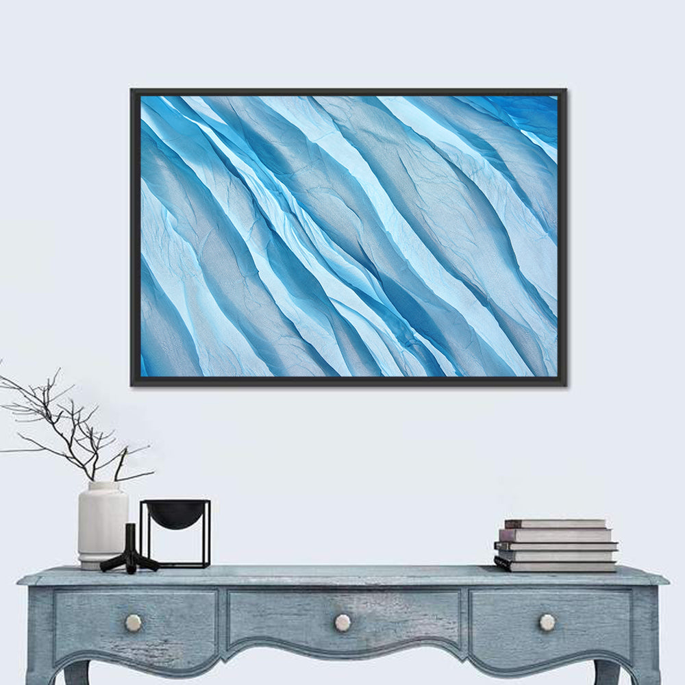 Diagonal Chiffon Layers Wall Art