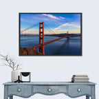 Golden Gate Bridge at Golden Hour Wall Art