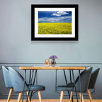 Sunlit Canola Field Wall Art