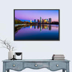 Austin Skyline Reflection at Twilight Wall Art