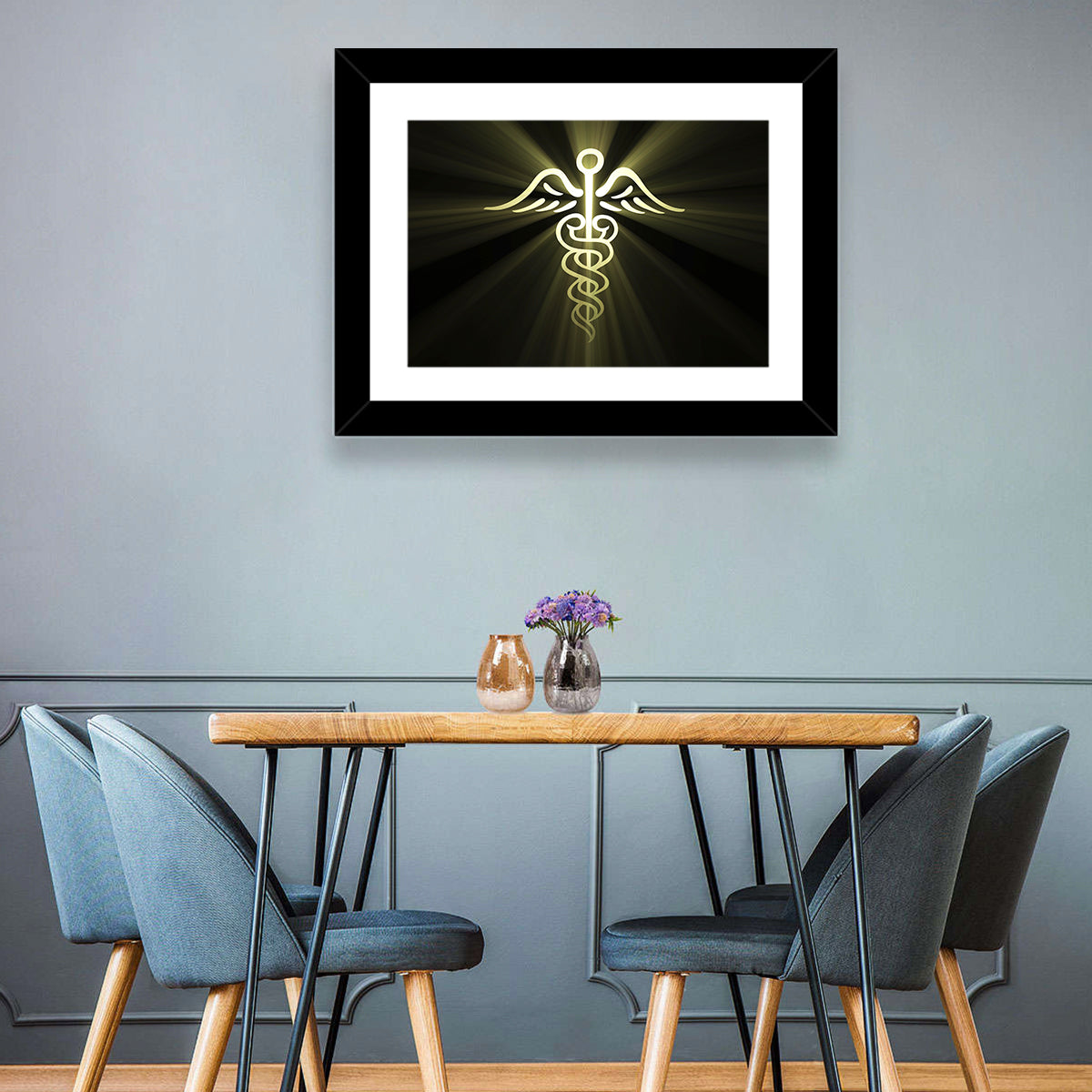 Medical Corps Caduceus Emblem Wall Art