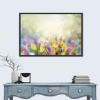 Soft Focus Tulip Meadow Wall Art
