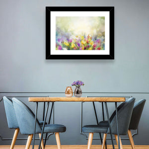 Blurred Floral Meadow Wall Art