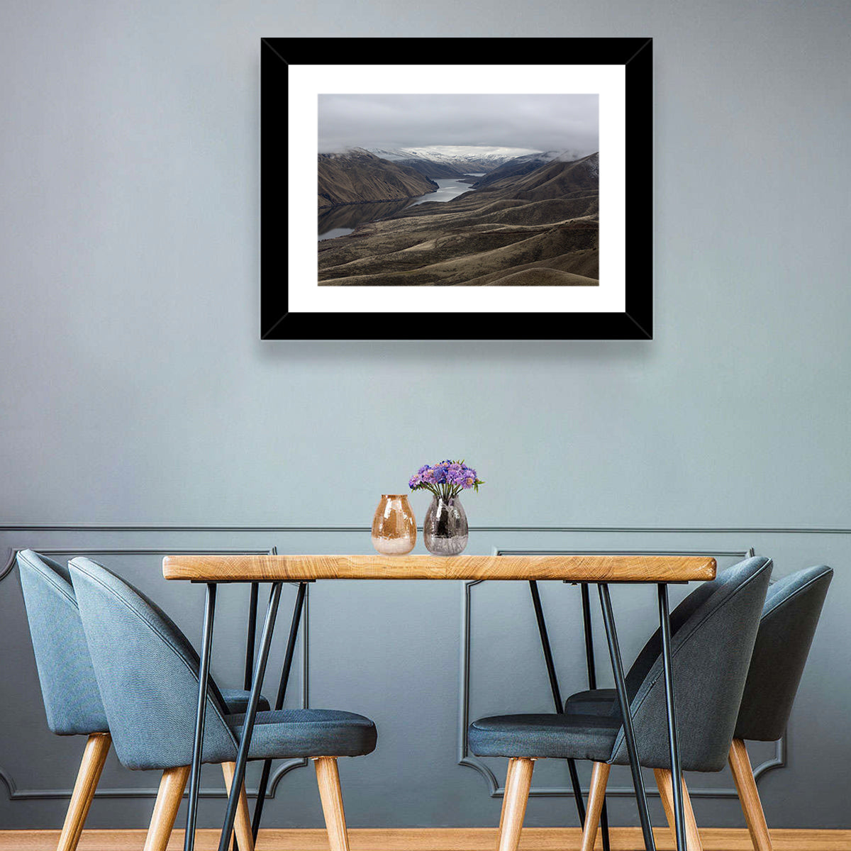 Snow-dusted Snake River Canyon Wall Art