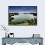 Lake Kivu Overcast Landscape Wall Art