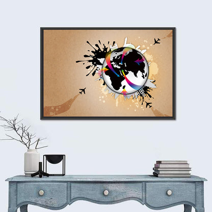 Global Travel Concept Wall Art