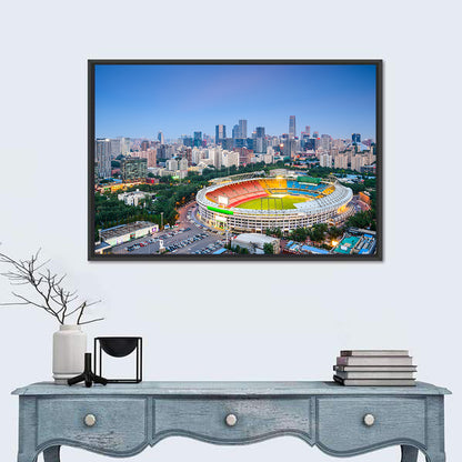 Workers' Stadium at Dusk, Beijing Skyline Wall Art