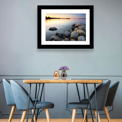 Minnesota Lakeshore Sunset Wall Art
